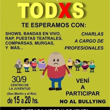 Desde la Primaria participarán del festival contra el Bullying