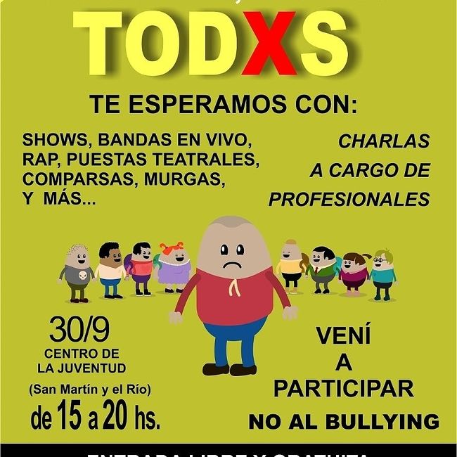 Desde la Primaria participarán del festival contra el Bullying