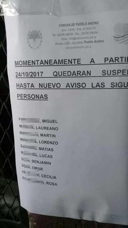 Trabajadores comunales quedaron cesantes de su función