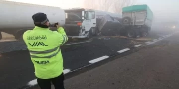 Corte total en la autopista por accidente múltiple que dejó heridos