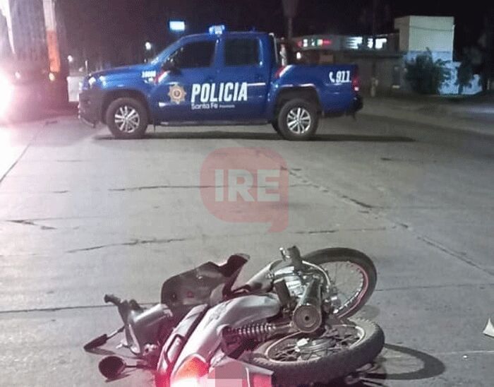 Una joven de Timbúes resultó herida tras un choque en San Lorenzo