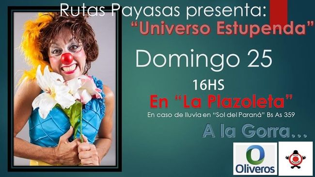 “Rutas payasas” desembarca el domingo en Oliveros