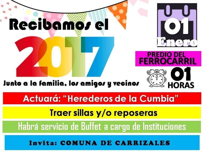 Al ritmo de los Herederos de la Cumbia, Carrizales recibe el 2017