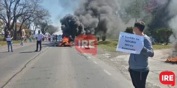 Enfermeros de la colonia volverán a cortar la ruta ante la falta de respuestas