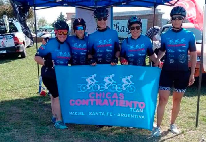 Mujeres del Team Contraviento debutaron en el Campeonato de la Ruta 9