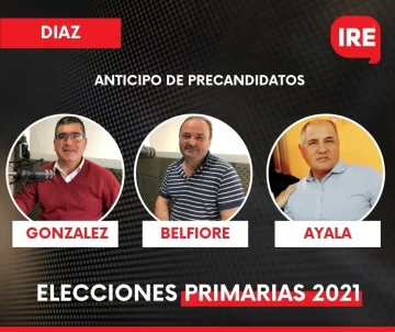 Diaz llegará con tres candidatos y sin internas a las elecciones 2021