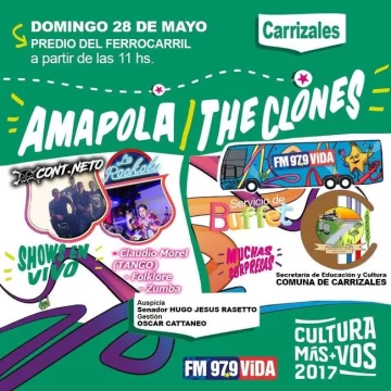 Bandas confirmadas para el evento cultural en Carrizales