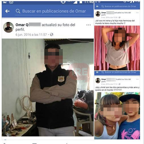 Un hombre compartió fotos de falsos hijos en sus redes sociales