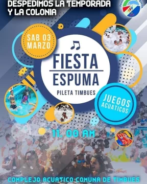 Fiesta de la espuma para despedir la Colonia de Verano