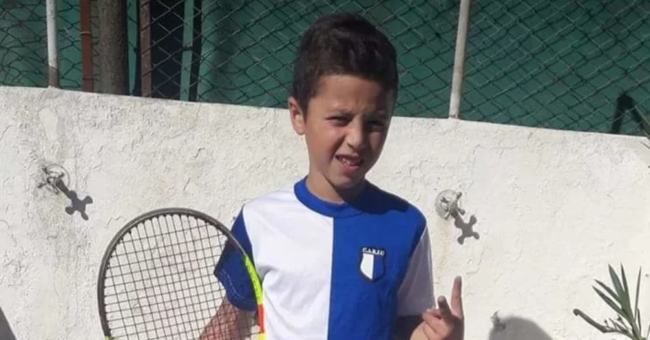 Un niño de Barrancas lidera el ranking del top ten de tenis