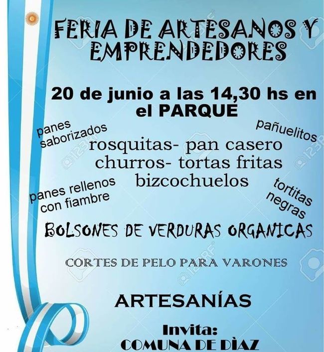 La Comuna de Díaz invita a la Feria de Emprendedores