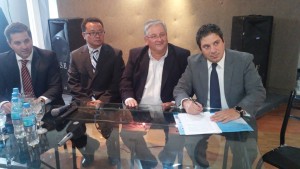 Timbúes firmó un convenio con una entidad china para estudiar efluentes domésticos e industriales