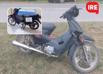 Detectaron a un vecino de Gaboto circulando en una moto robada en San Lorenzo