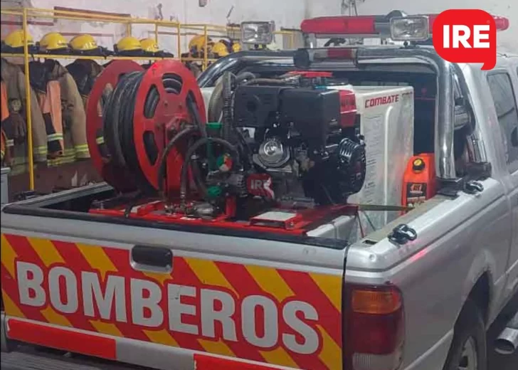 Bomberos de Serodino adquirieron un kit para fortalecer la seguridad contra incendios