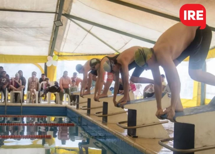 Con 130 deportistas se realizó el primer encuentro interno de natación en Timbúes