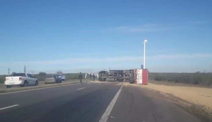 Impresionante accidente en autopista a la altura de Monje
