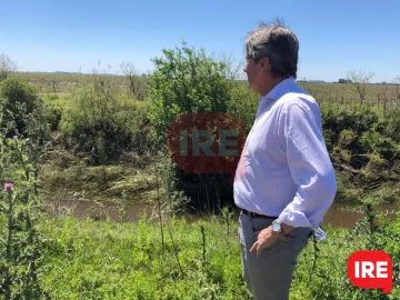 El ministro de Infraestructura recorrió la zona y prometió obras