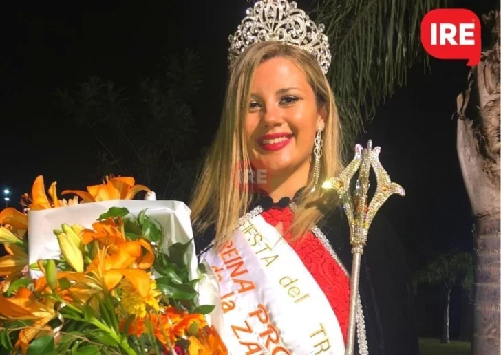 Wanda deslumbró y se trajo la corona de la fiesta de la zanahoria en Cayastá