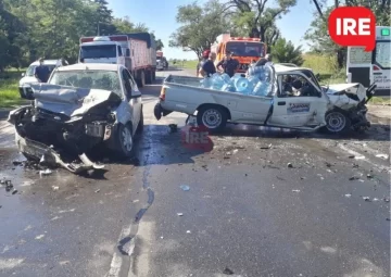 Fuerte choque a la altura de la colonia: Un hombre de Timbúes resultó con heridas graves