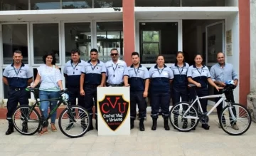 Se presentó la Guardia Urbana Comunal en Pueblo Andino