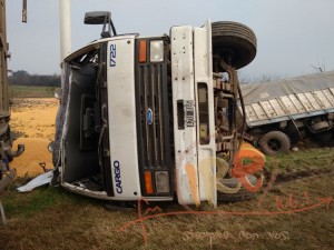 Accidente de tránsito con dos heridos leves