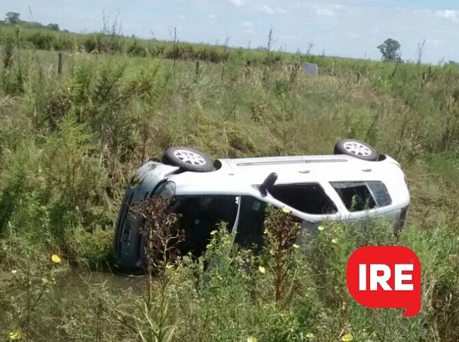 Dos accidentes. Uno sobre la Ruta 91, y otro dentro del pueblo