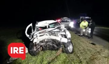 Un accidente en la autopista dejó como saldo dos heridos