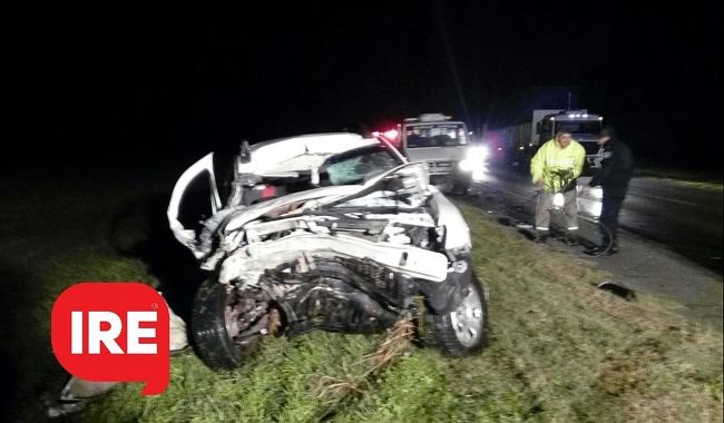 Un accidente en la autopista dejó como saldo dos heridos
