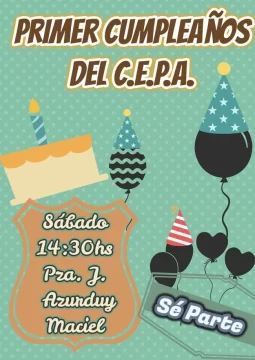 El CEPA celebra su primer cumpleaños al aire libre