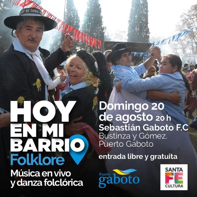 Domingo 20: “Hoy en mi barrio” a puro Folclore