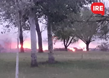 Fuego y alerta: Volvieron a encender la escamonda en las inmediaciones de Timbó