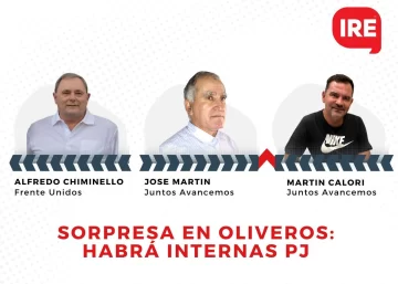 Batacazo en Oliveros: Calori tendrá internas y se votará en las PASO a jefe comunal