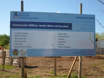 Aún no están determinados los cargos para el Jardín Maternal de Serodino