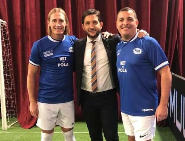 El Polaco Bastia y Pio Drovetta fueron parte del desafío Fox Sport