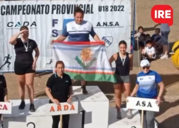 Lo hizo de nuevo: Marti se consagró campeona provincial U18 de atletismo