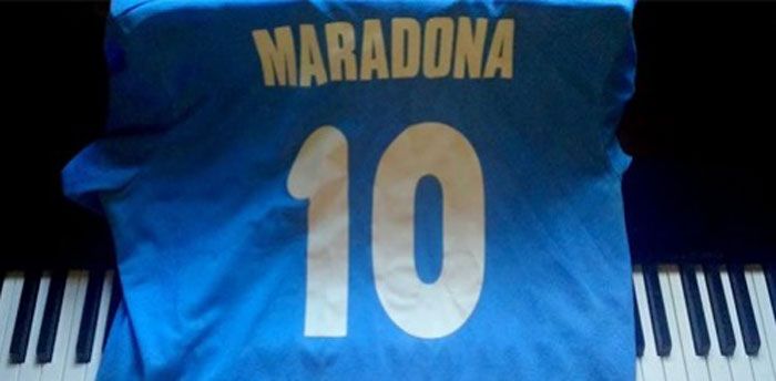 Un macielense homenajeó a Maradona con un emocionante cover: “Te quiero Diego”