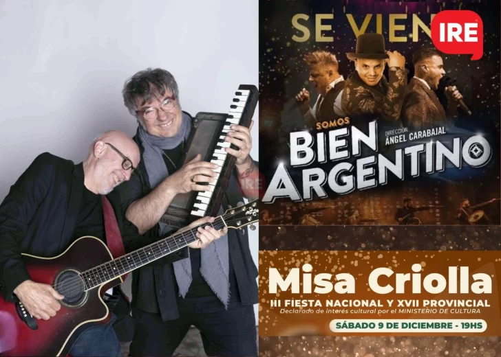 Baglietto – Vitale y Bien Argentino serán los espectáculos centrales de la Misa Criolla