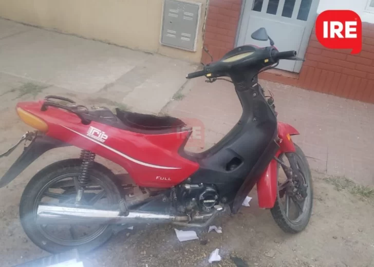 Un joven de Gaboto robó una moto en Maciel y quedó detenido en Oliveros