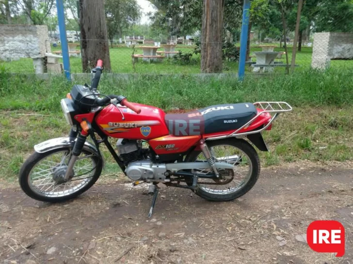 La policía recuperó en La Ribera una moto con pedido de secuestro