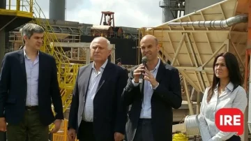 Lifschitz, Dietrich y Peña anunciaron inversiones millonarias en la zona portuaria