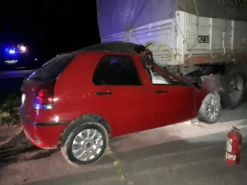 Espectacular accidente sobre autopista a la altura de Barrancas