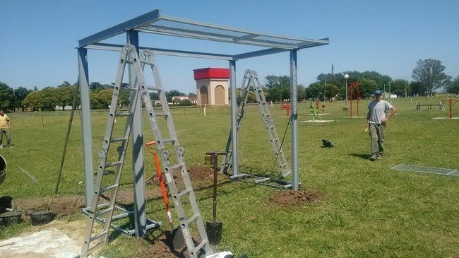 Comenzó la instalación de la estación solar en Carrizales