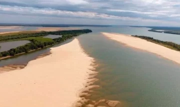 El río Paraná volvió a bajar y midió un metro en Santa Fe