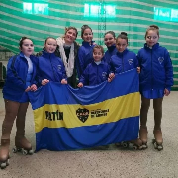 Destacada participación de las patinadoras de Defensores