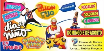 Domingo: show de Piñón Fijo, sorteos, regalos y sorpresas