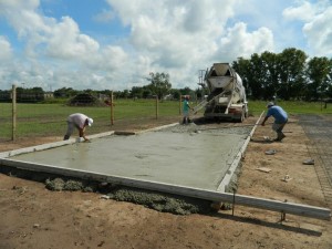 Avanza el playón deportivo en Serodino