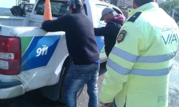 Interceptan a dos hombres que apedreaban vehículos en la autopista