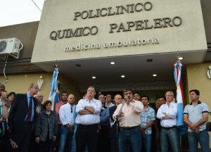 Quedó inaugurada la segunda etapa del policlínico de Químicos Papeleros