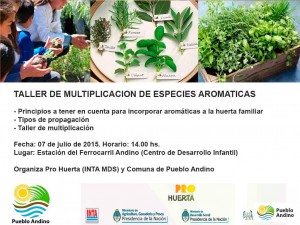 Segunda charla del Pro Huerta en Andino Segunda charla del Pro Huerta en Andino