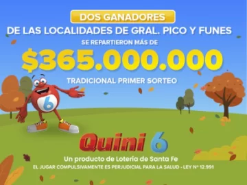 Salió el Quini 6 en Funes y un apostador se llevó más de 180 millones de pesos